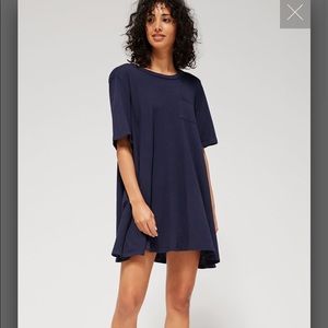 Lacausa black cotton swing dress (XL)